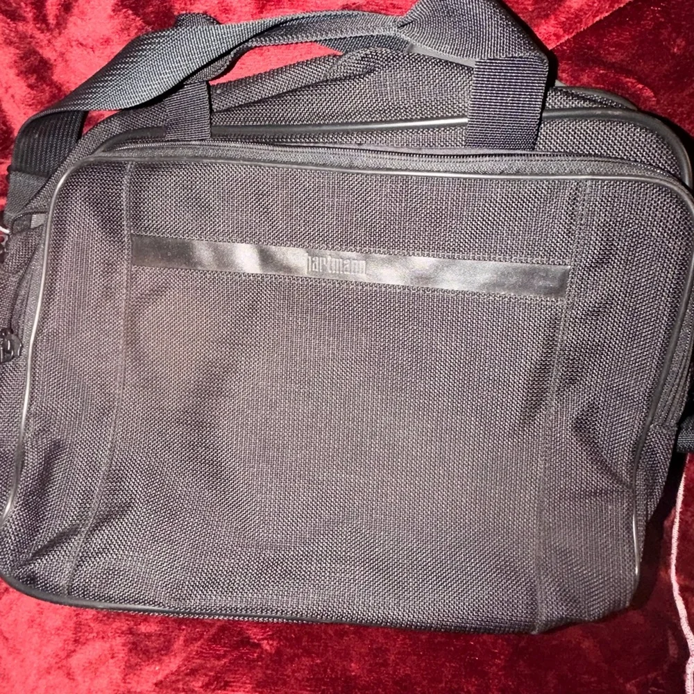 Hartmann Black Laptop Bag for Men
